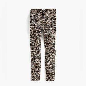 J.Crew | 10” High-Rise Toothpick Leopard Jeans